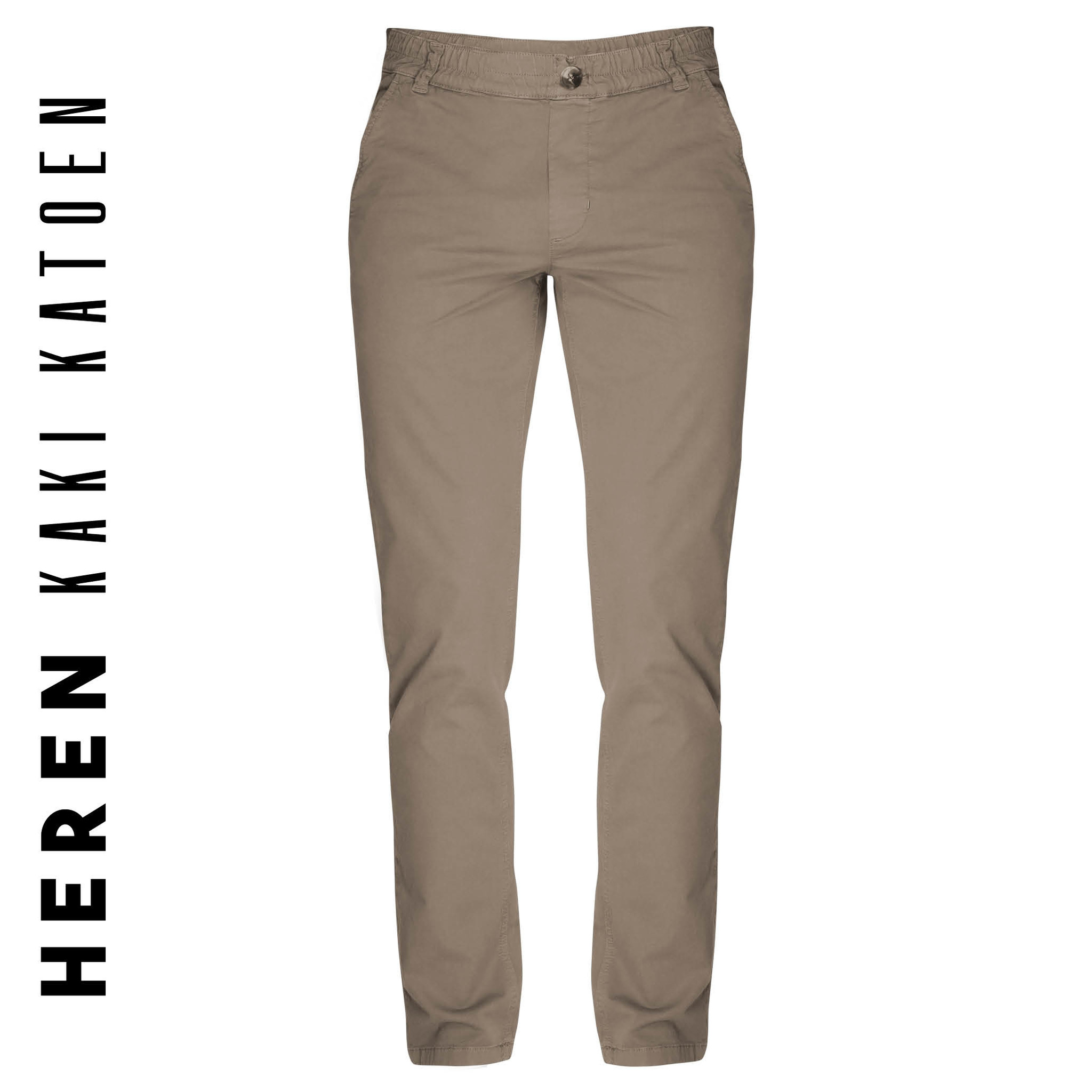 Hoffmans Stretch: Heren Broek Chino Elastiek - Hoffmans Mode