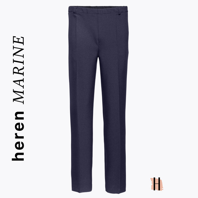 Winter Heren Pantalon Elastische Band in Marine Blauw