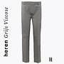 Heren Pantalon Elastische Band in Grijs