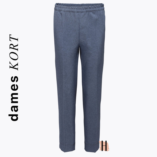 Winter Pantalon Elastiek: Jeans Blauw
