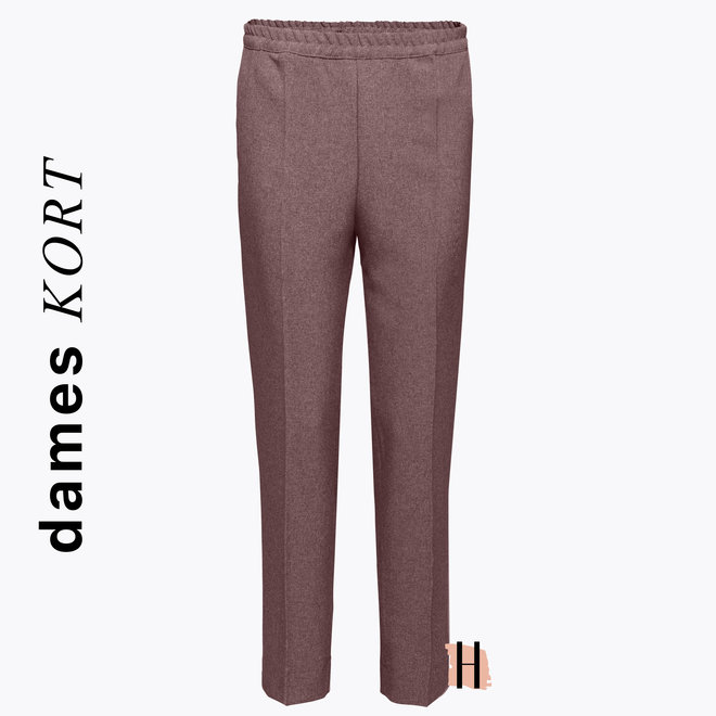 Winter Pantalon Elastiek: Oud Roze