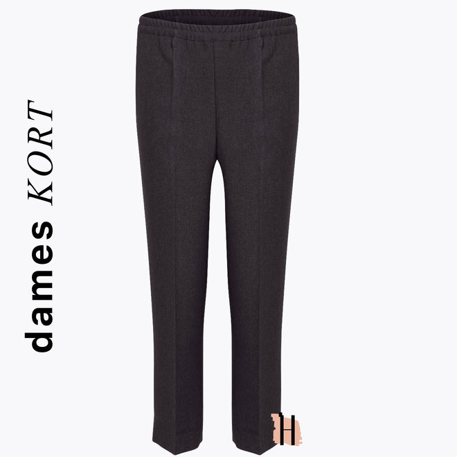 Winter Pantalon Elastiek: Antraciet Grijs