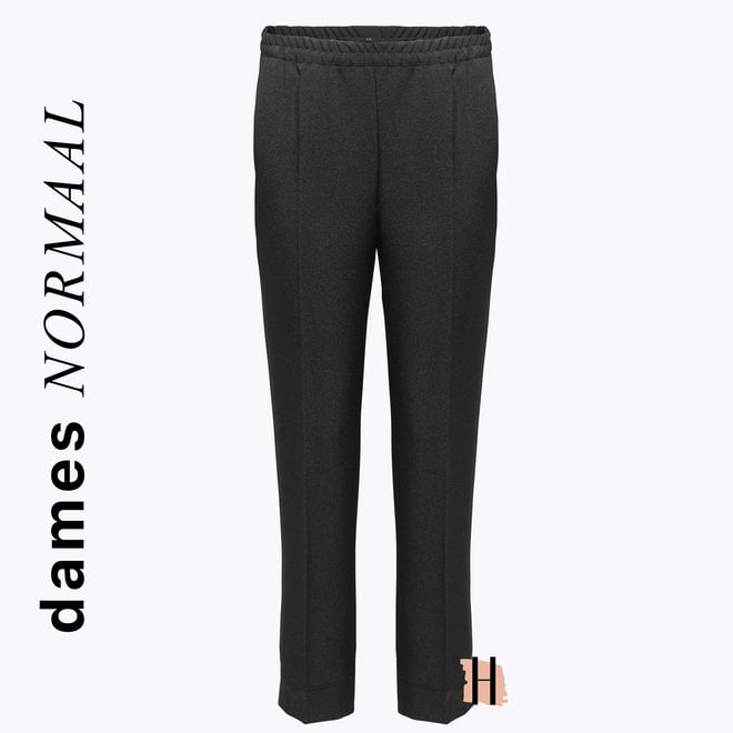 Winter Pantalon Elastiek: Zwart