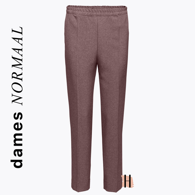 Winter Pantalon Elastiek: Oud Roze