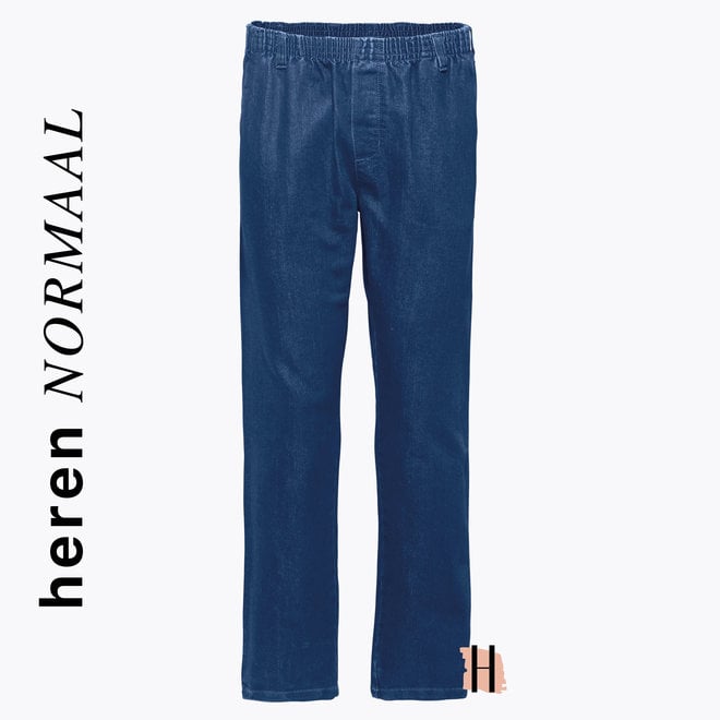 Heren Jeans met Elastiek Rondom: Normale Lengte