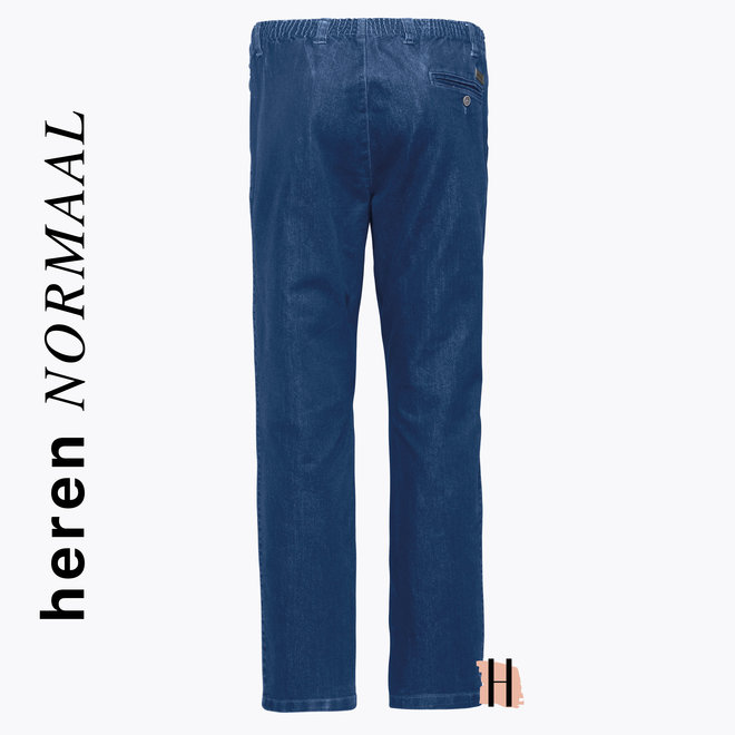 Heren Jeans met Elastiek Rondom: Normale Lengte