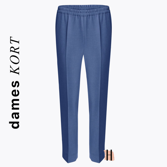 Zomer Pantalon Elastiek: Jeans Blauw