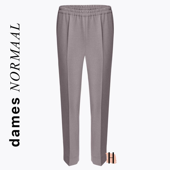 Zomer Pantalon Elastiek: Licht Taupe