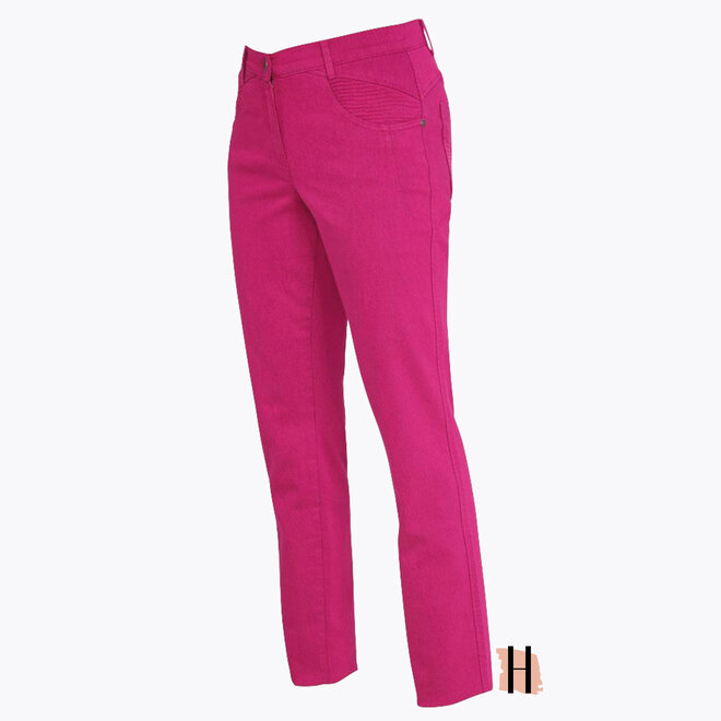 W23 112 Brocky Broek Recht SUPERSTRETCH Fuchsia