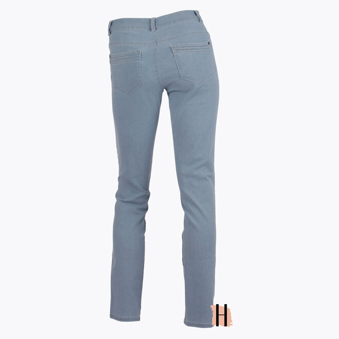 5-Pocket Super Stretch Broek Lang in Licht Denim