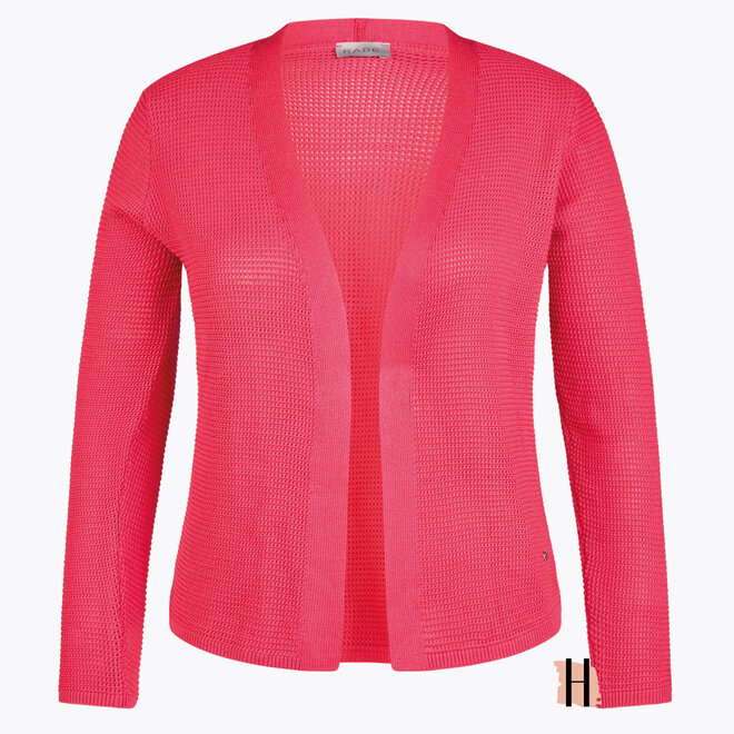 Openvallend Vest in Roze