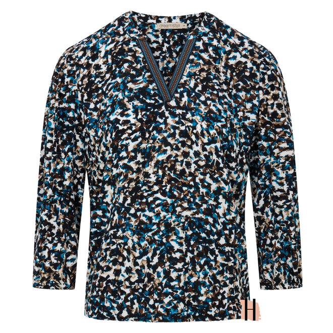 W24 121 Cemily Blouse FANTASIE Rafblue Mix