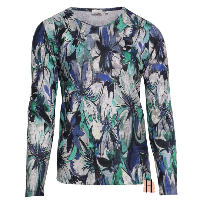 Warm Shirt in Blauw en Groen