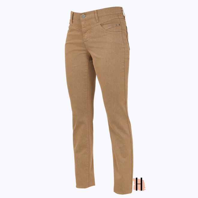 Stretchbroek "Bossi" in Camel