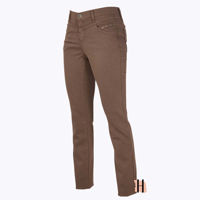 Stretchbroek "Bossi" in Taupe