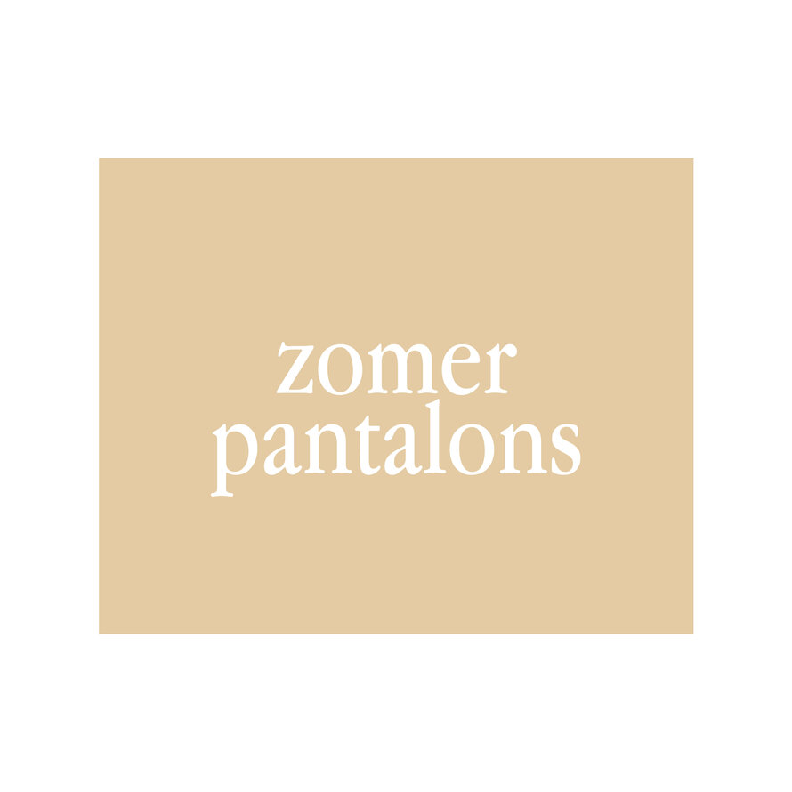 Zomer Pantalons Elastieke Band