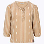 W24 137 Blousetop VISC FANTASY Camel
