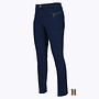 W24 109 Lasey Broek DENIM in Blue Denim