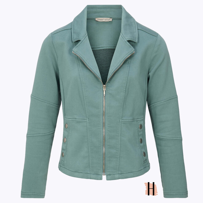 W24 112 Wango Jasje SWeat in Jadegroen