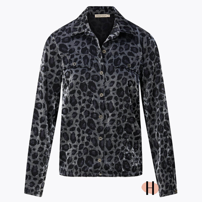 Blouse "Crush" in Grijs Mix