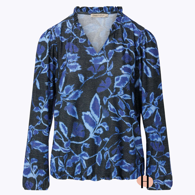 W24 236 Top FLOWE LUREX Kobalt Mix