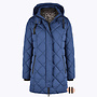 Halflange Winterjas Denim Blauw