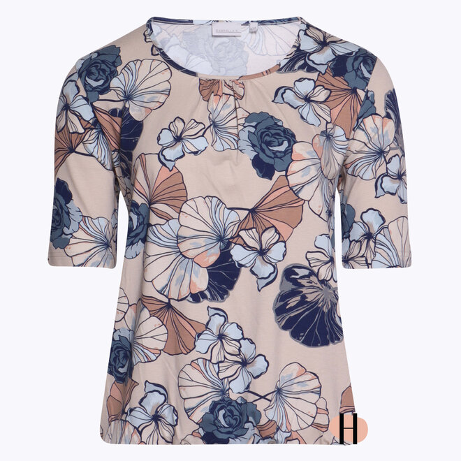 Blouson met Beige, Perzik, Blauw