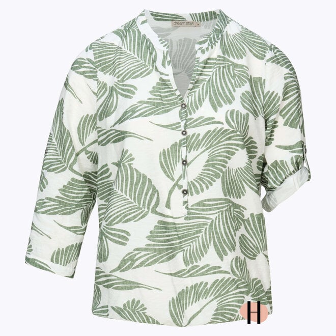 Blouson met Knoopjes "Maxx" in Khaki