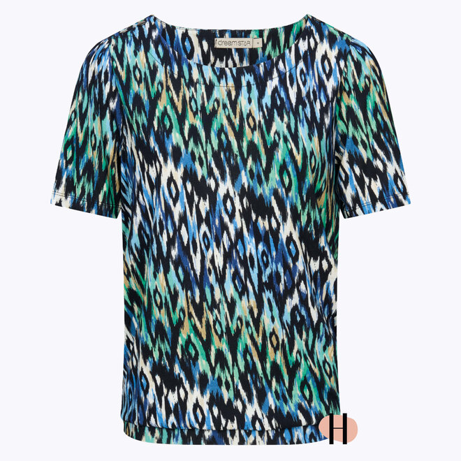 Blouson "Waikiki" met Knoopje in Multicolor