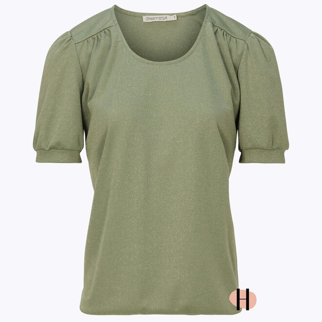 Z25 106 Artidora Top Lurex Knit Khaki