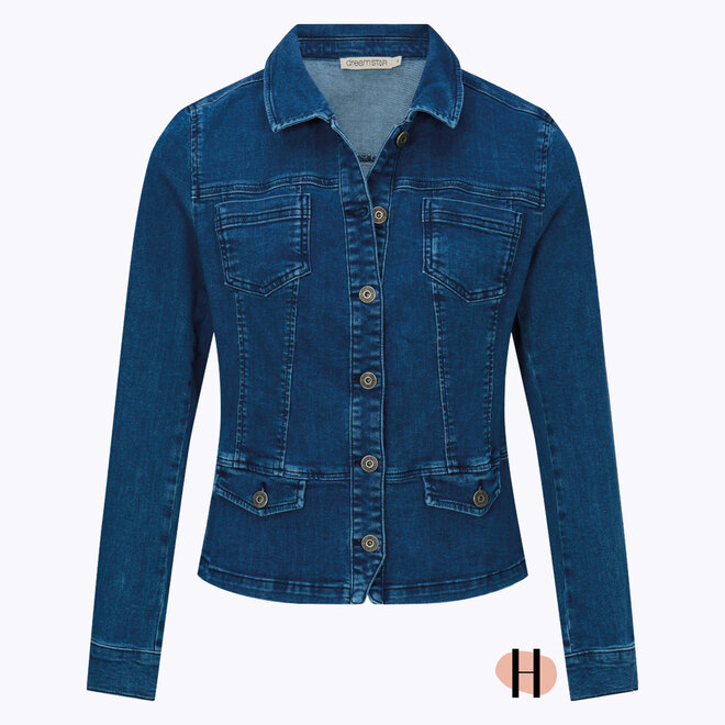 Z25 112 Caisy Jasje DENIM STRETCH Blue Denim