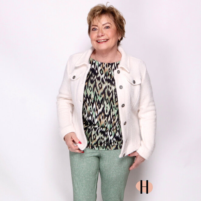 Z25 145 Waikiki Top ALL OVER I-KAT Khaki Mix