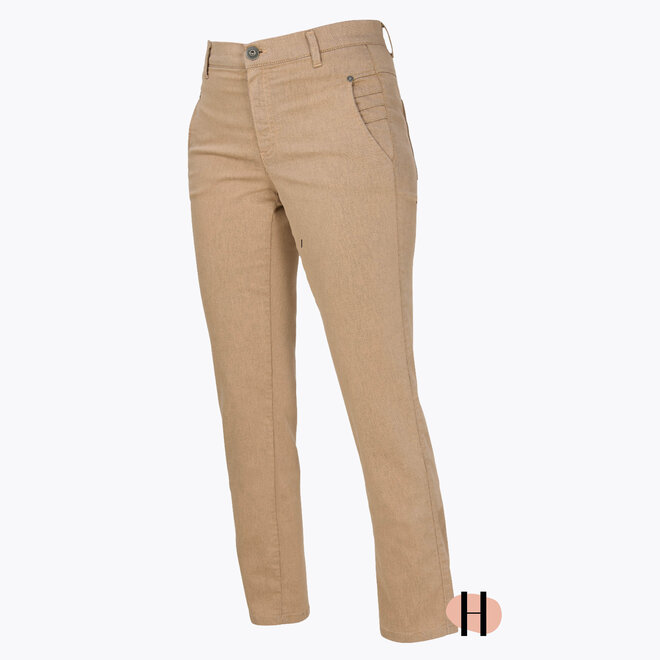 Z25 122 Hartley Broek SUPERSTRETCH in Zand