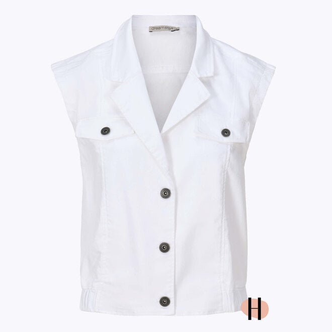 Gilet "Elke" Superstretch in Wit