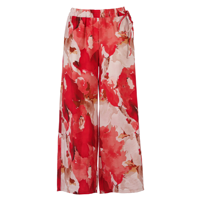 Wide Leg Zomerpatalon Zand allover