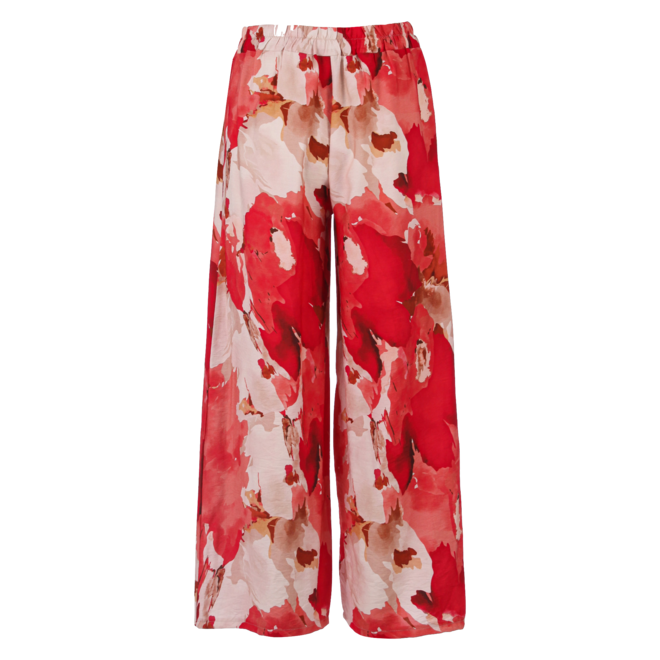 Wide Leg Zomerpatalon Zand allover