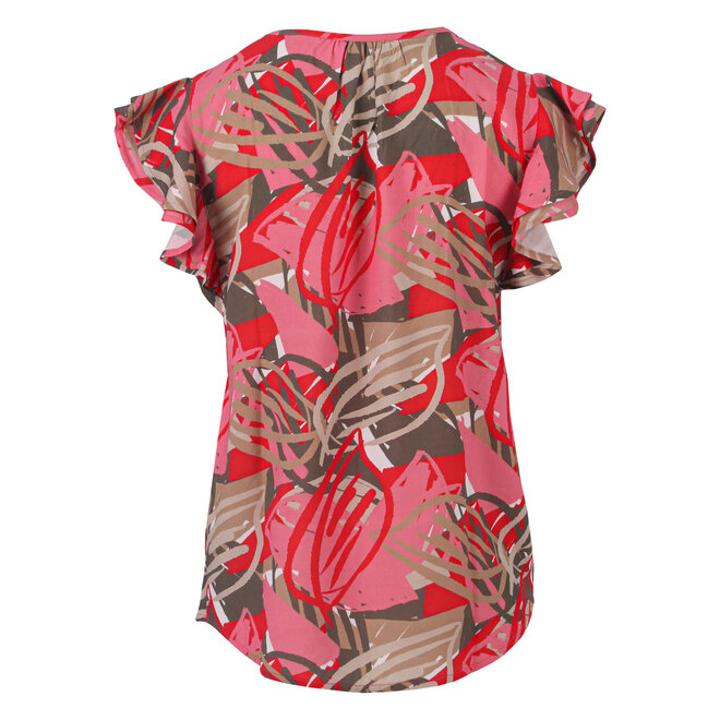 Top Korte mouw allover Print