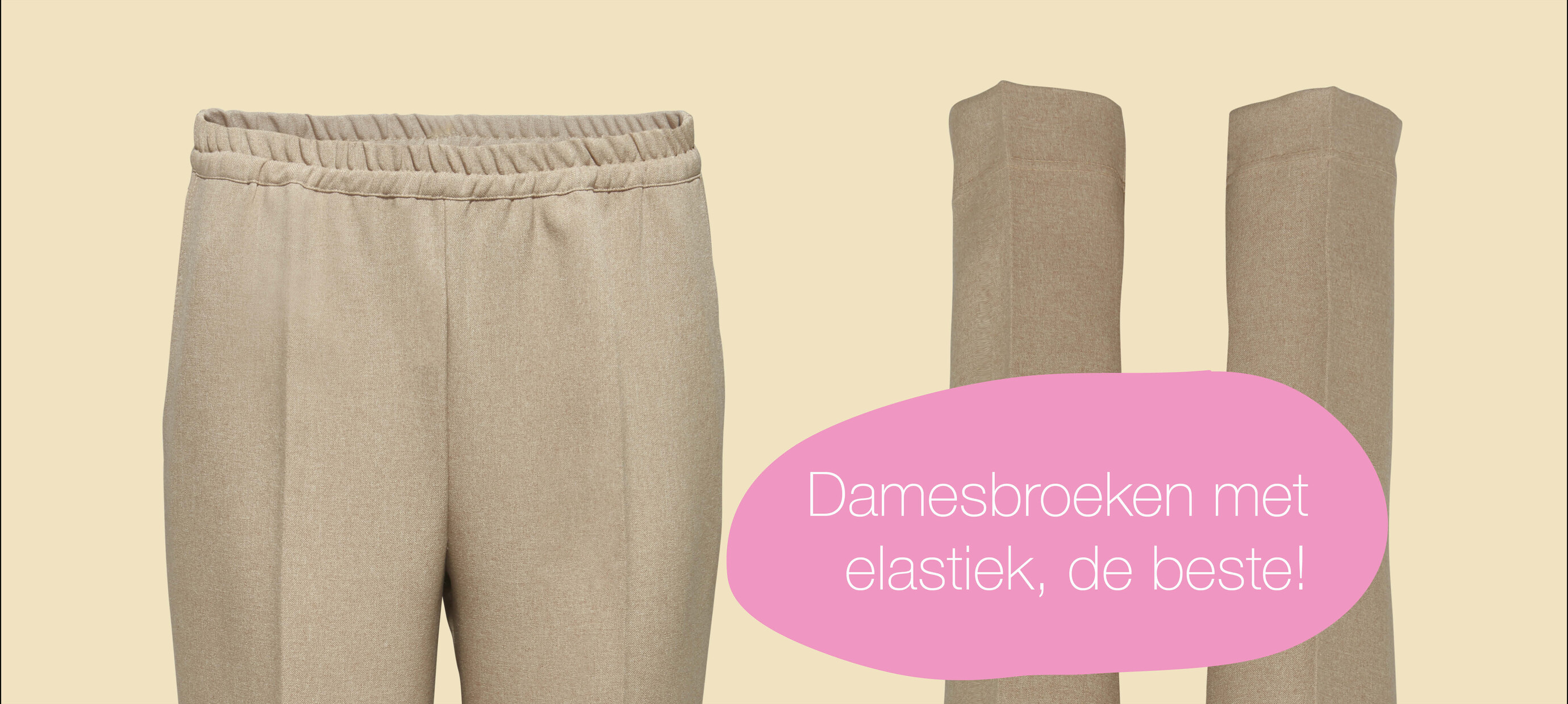De perfecte broek met elastiek voor dames? Wij hebben 'm!