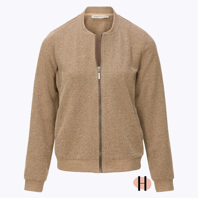 W25 105 Quinn Jasje VISGRAAT Mokka