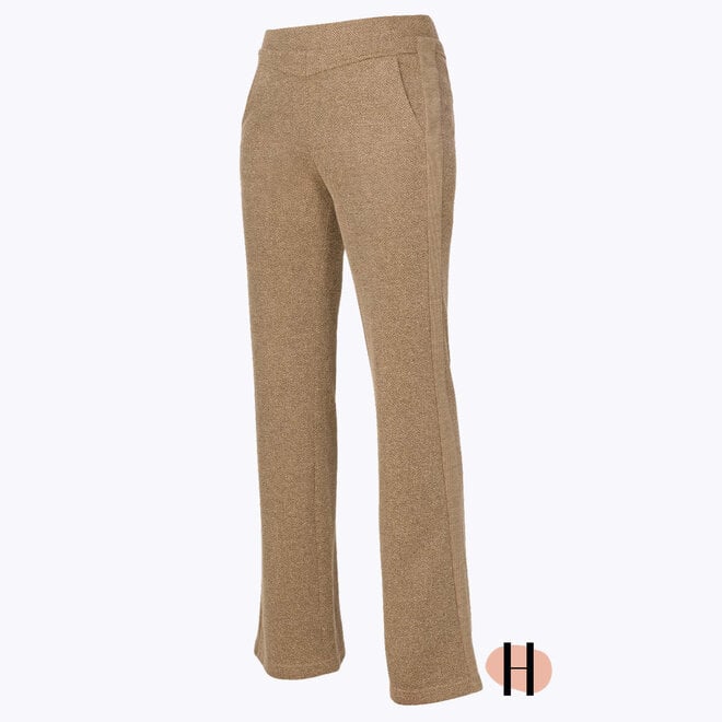 Broek "Sloane" Visgraat Mokka