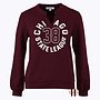 Sportieve Sweater "Chicago" in Burgundy