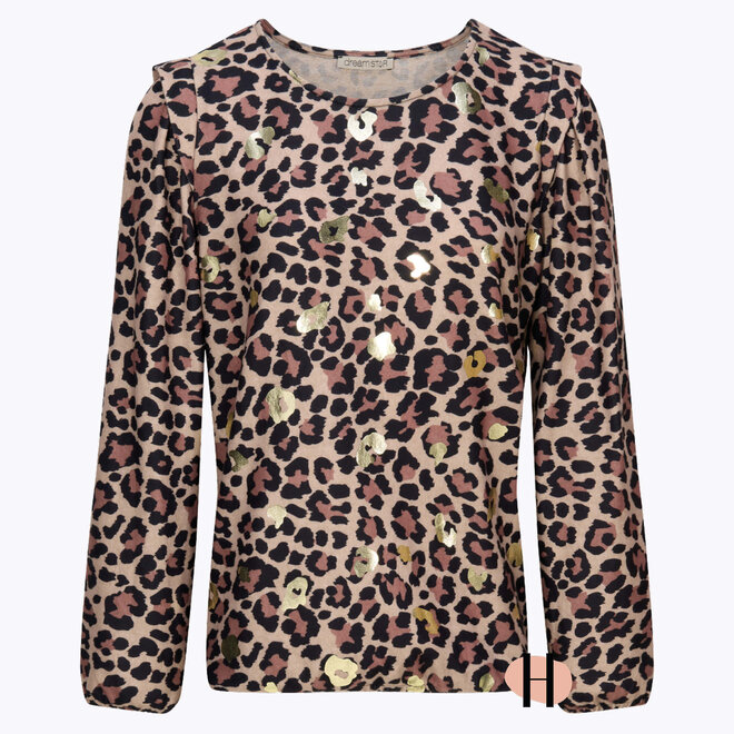 Blouson Luipaard Dessin "Elani" Camel Mix