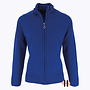 Vest met Rits in Kobalt Blauw
