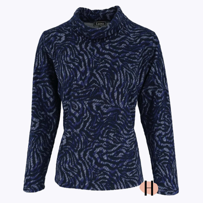Coltrui met Donkerblauw/ Kobalt Dessin