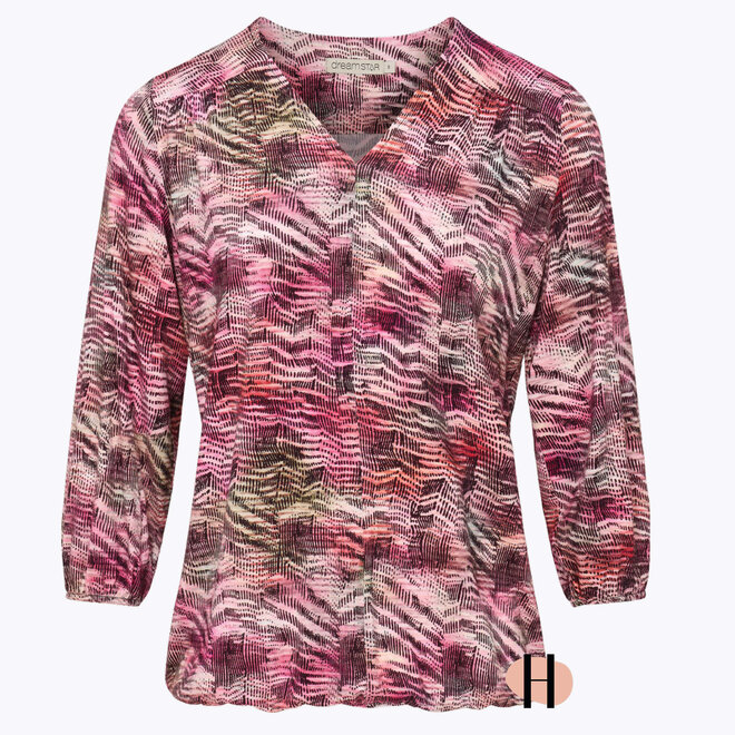 Blouson met V-Hals "Bodhi" in Rozee Mix