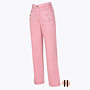 Z26 103 Carosa Broek Wijd COTTON STRETCH Roze