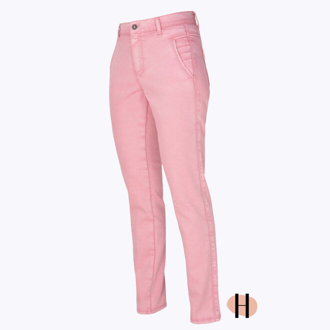 Z26 103 Cartley Broek Recht COTTON STRETCH Pink