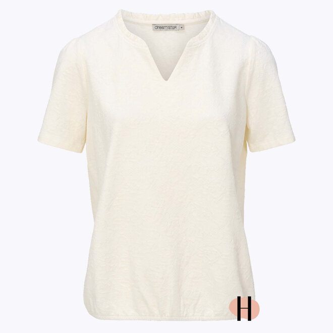 Blouson Structuur Dessin "Wende" in Ivoor