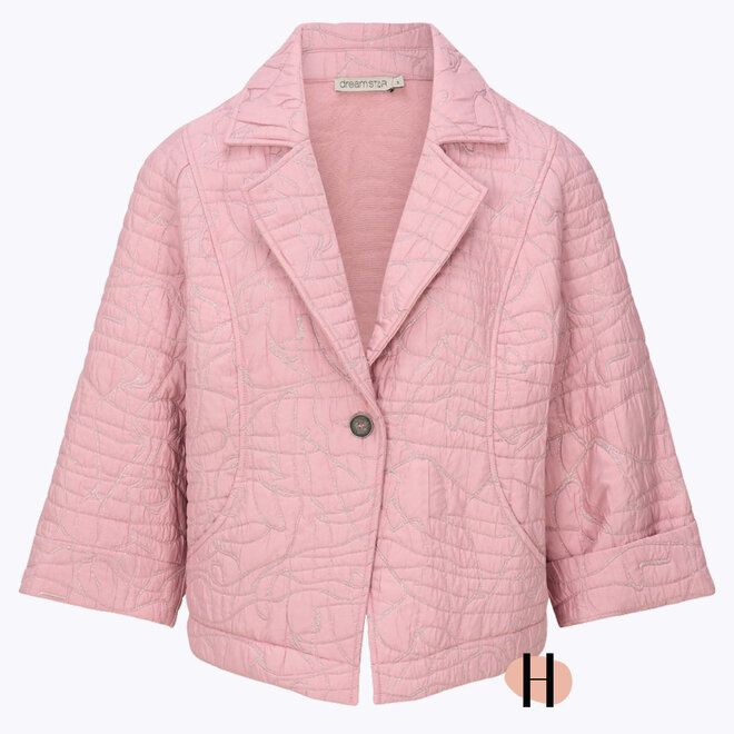 Blazer met 3/4 Mouw "Fleder" in Roze