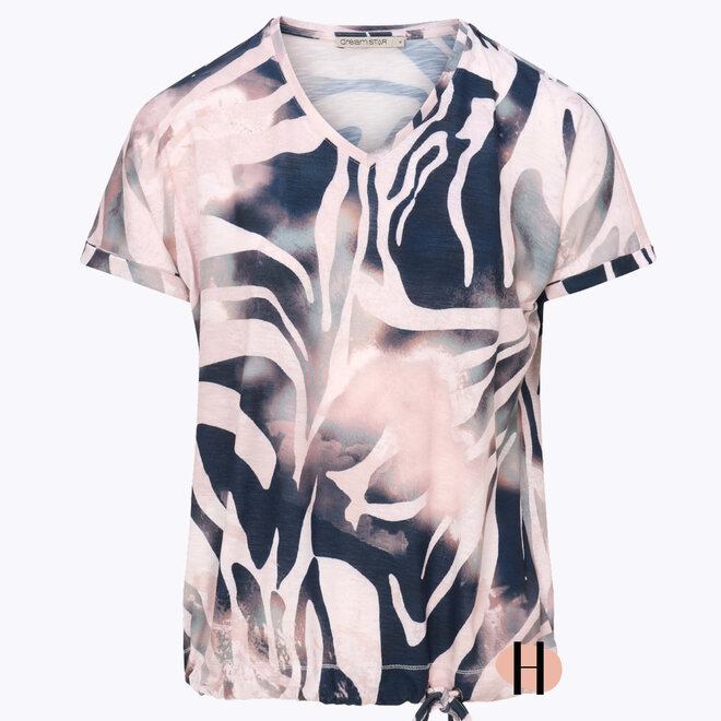 Blouson met Strik "Lorrie" in Jade Mix